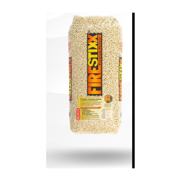 Granulés FireStixx Premium - 100% Sapin argenté - Palette 70 sacs 15kg