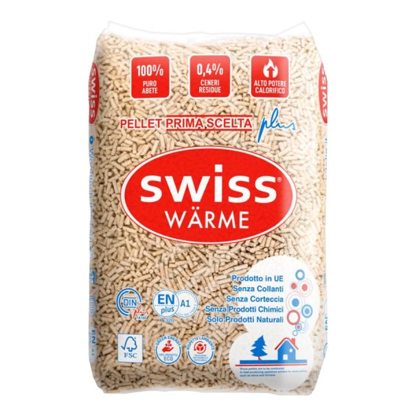 Granulés Swiss Wärme - 100% Sapin - Palette 70 sacs 15kg
