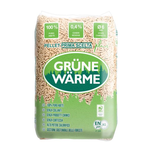 Granulés Grüne Wärme – Sapin/Épicéa – Palette 70 sacs 15kg