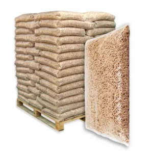 Pellet Abete Naturale – Sacco trasparente – Bancale 70 sacchi da 15 kg